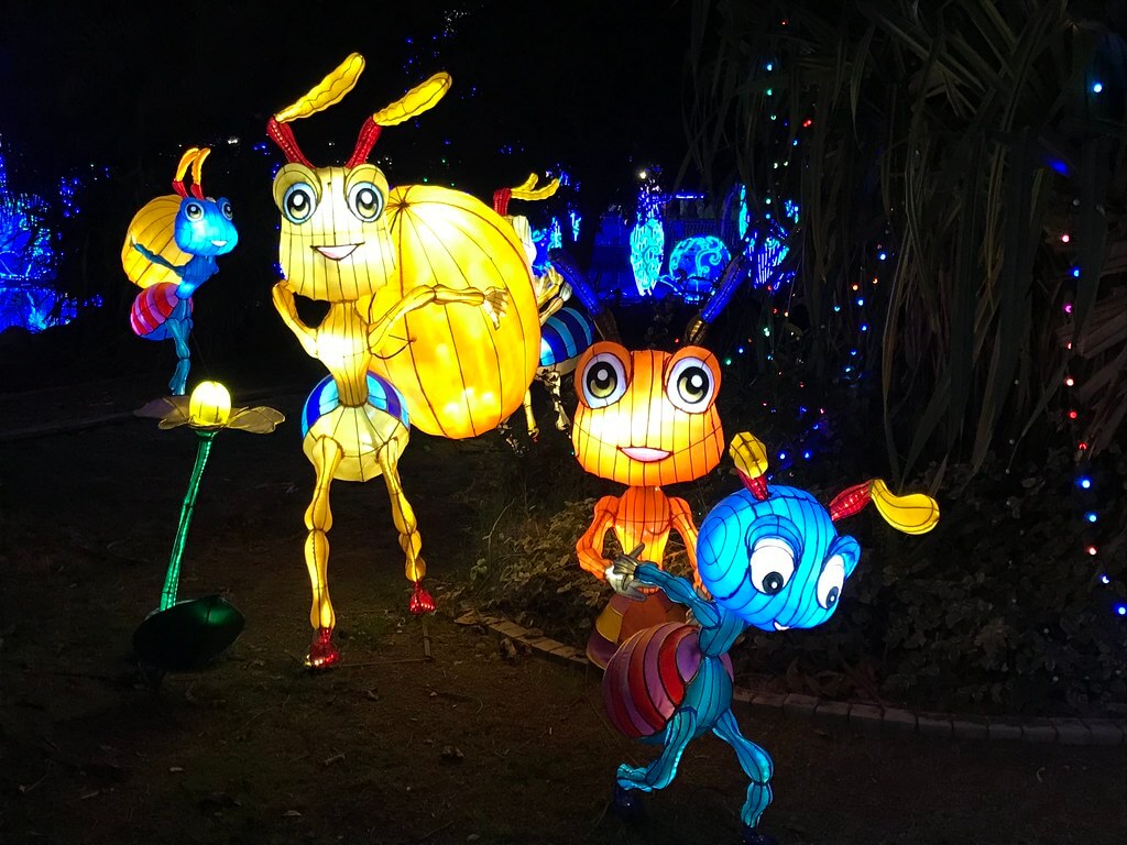 Dubai Garden Glow Image